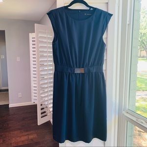 ZARA | Navy Professional A-Line Dress